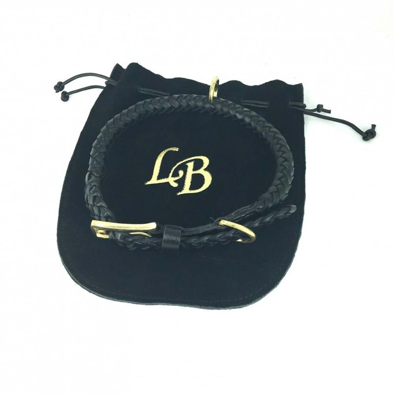 Leather by Beth Hundehalsbånd Maxiflet Sort Str XL 6