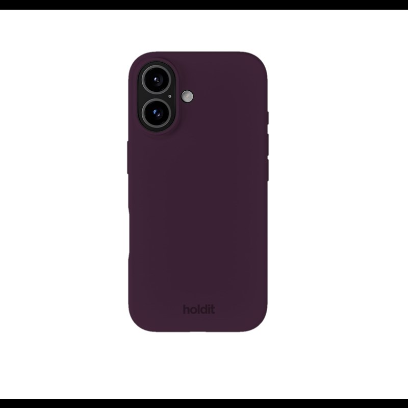 Holdit Mobilcover Deep Plum Blomme Iphone 16 1