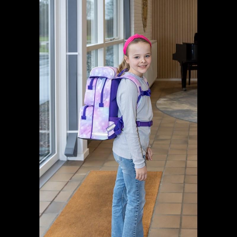 JEVA Skolväska Beginners Unicorn Lila 10
