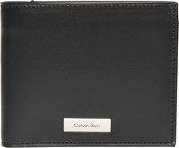 Calvin Klein Herrepung Plaque Bifold Sort 1