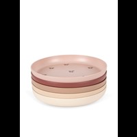 Konges Sløjd Tallerkner 5-pak Rød