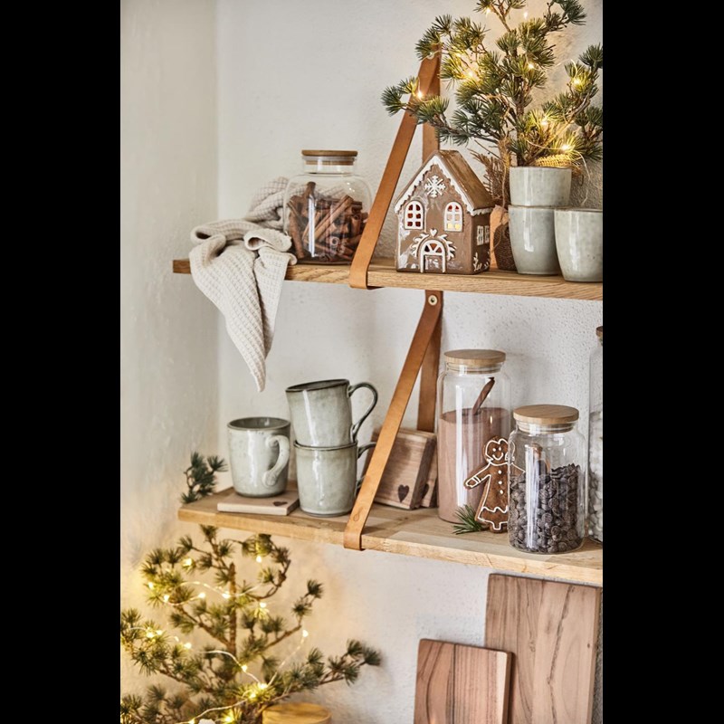 Ib Laursen Ljusstake Hus Stillenat Brun/beige 5