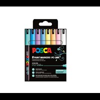 POSCA Pennor POSCA PC-1MR 8-pack Multi