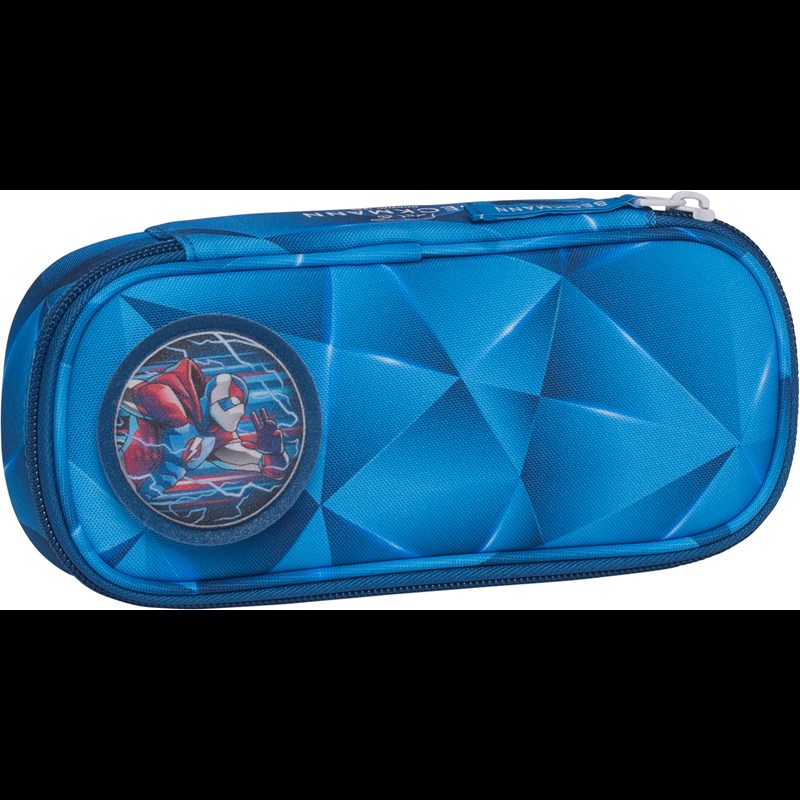 Beckmann Penalhus Blue Lightning Ovalt Bord/rød 1