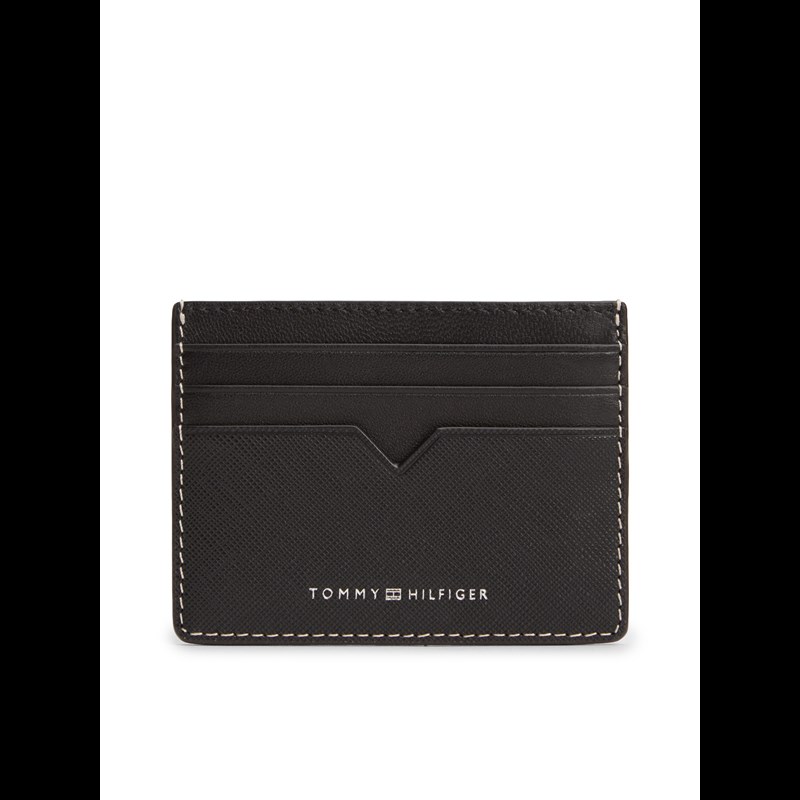 Tommy Hilfiger Kortholder Saffiano Sort 1