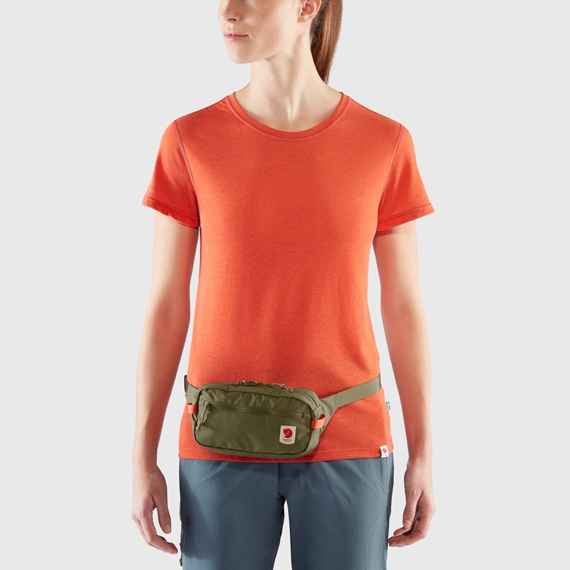 Fjällräven Bæltetaske High Coast Hip Pack Grøn/orange 8