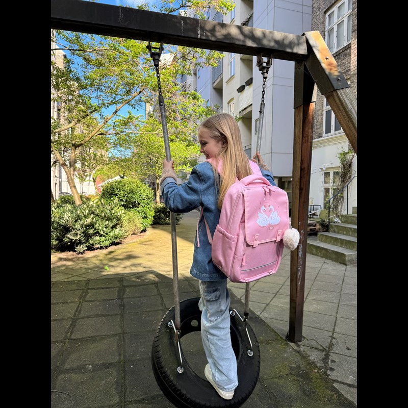 Grow Skoletaske StartPack Swan Rosa 8