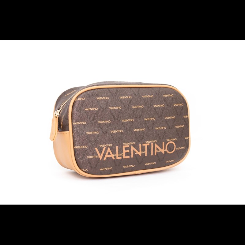 Valentino Bags Kosmetikpung Brunt mønster 2