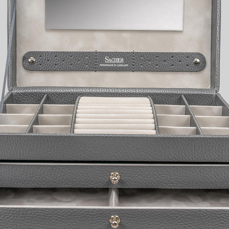 Sacher Smykkeskrin Large Grå 7