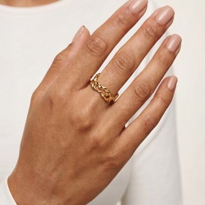 Winther Studio Ring Mocca Guld alt image