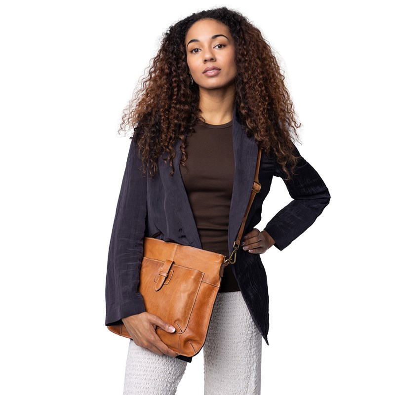 RE:DESIGNED Crossbody Lilia Big Cognac 2