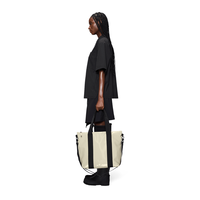 RAINS Tote Bag Mini Sand/brun 1