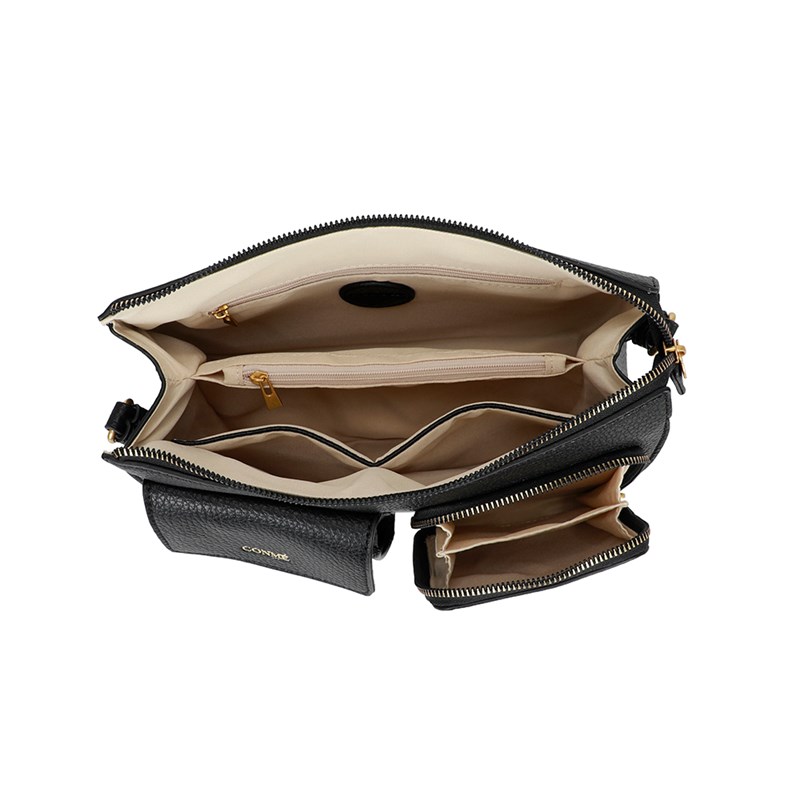Conmé Crossbody Josephine Svart 4