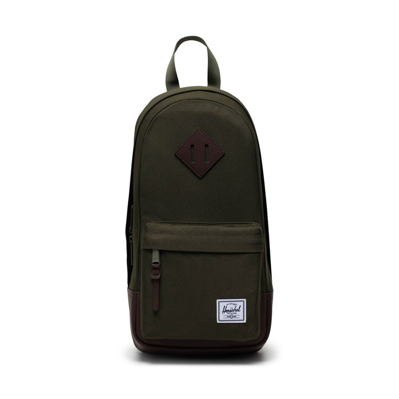 Herschel Sling Bag Heritage Grön flaska 1