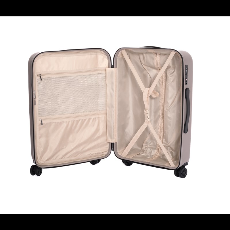 Aries Travel Kuffert Palermo Gråbrun 65 Cm 5