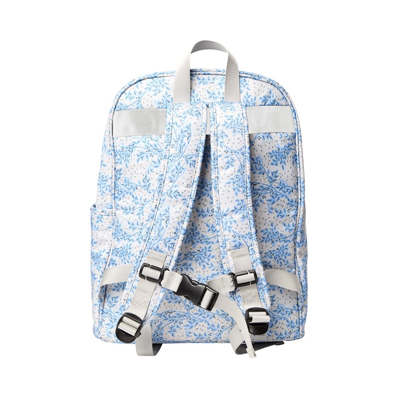 Sofie Schnoor Skoletaske Tara Blå Blomst 4