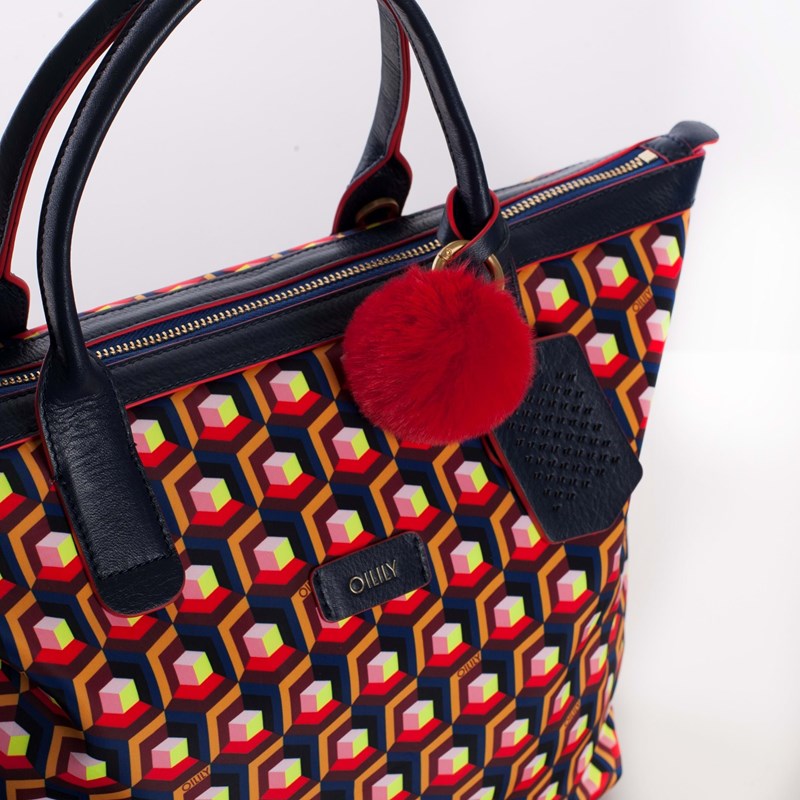 Oilily Shopper Blå/mønster 4
