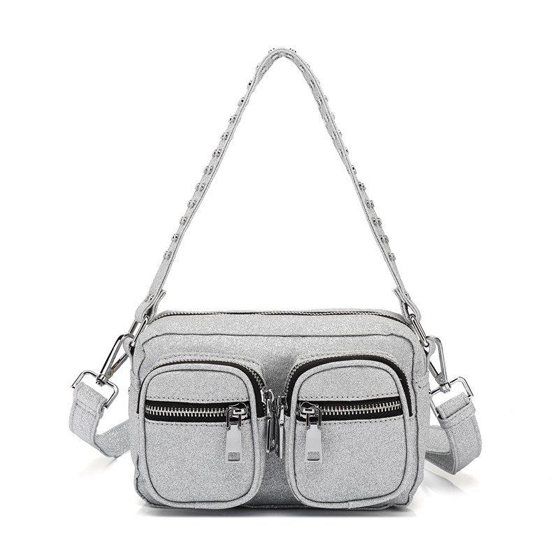 Noella Crossbody Kendra Glitter Sølv 1