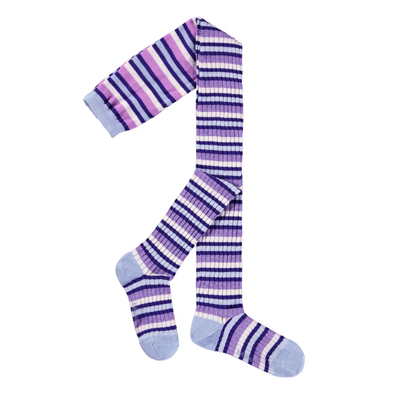 Molo Strumpbyxor Stripy  Lila rand 92-98 1