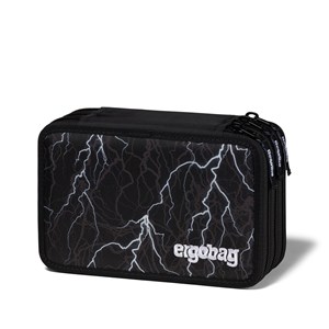 Ergobag Penalhus M. Super ReflectBear Sort m/mønster