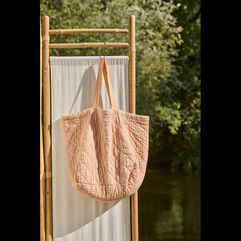 Ib Laursen Shopper Quiltet Lyserød 2