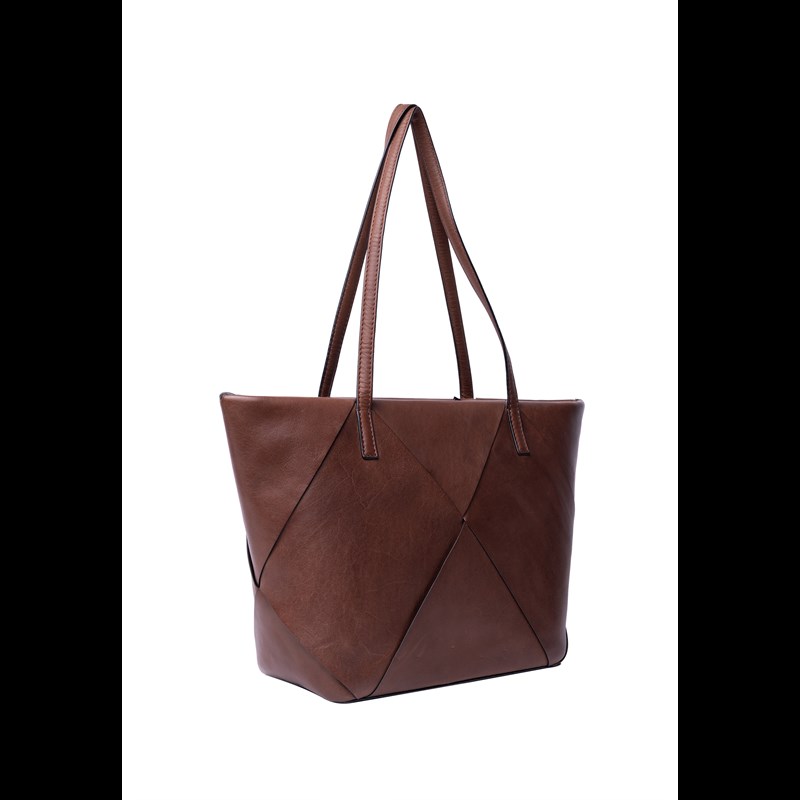 RE:DESIGNED Skuldertaske Olia Big Brun 6