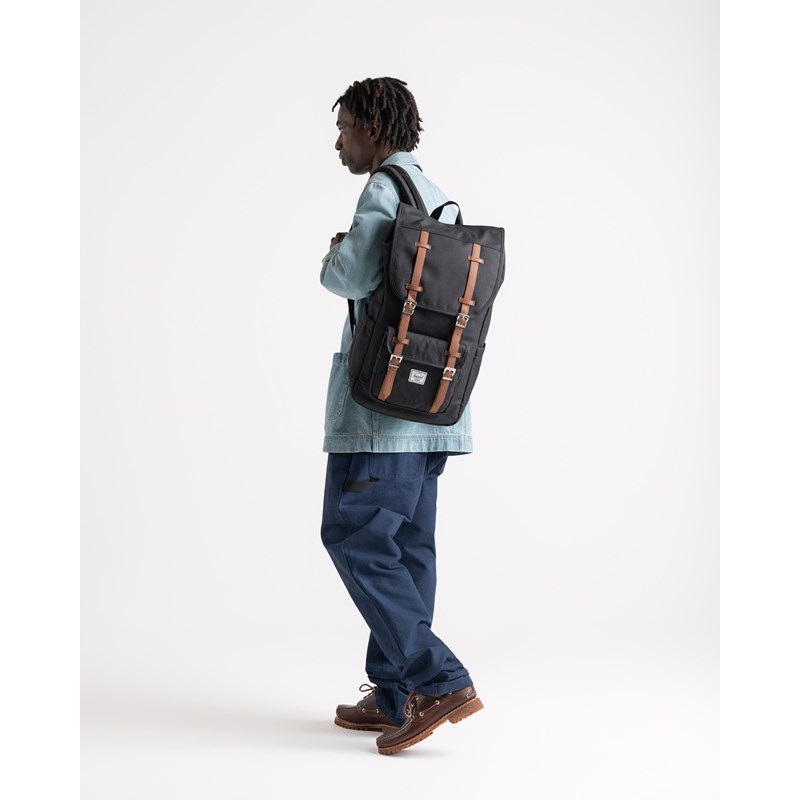 Herschel Ryggsäck Little America Svart/Brun 15" 2