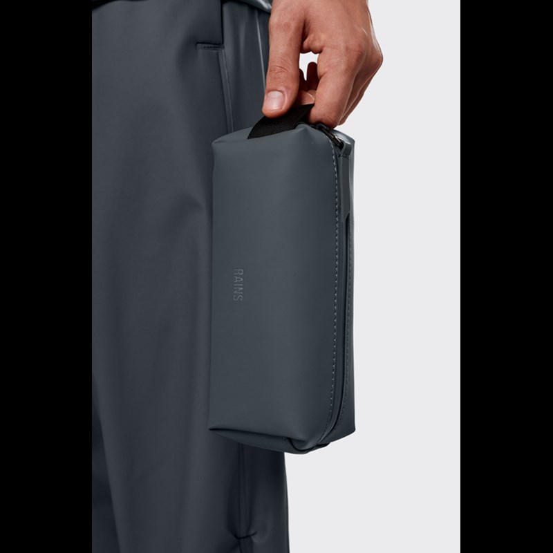 Rains Penalhus Pencil Case Dyb koks grå 4