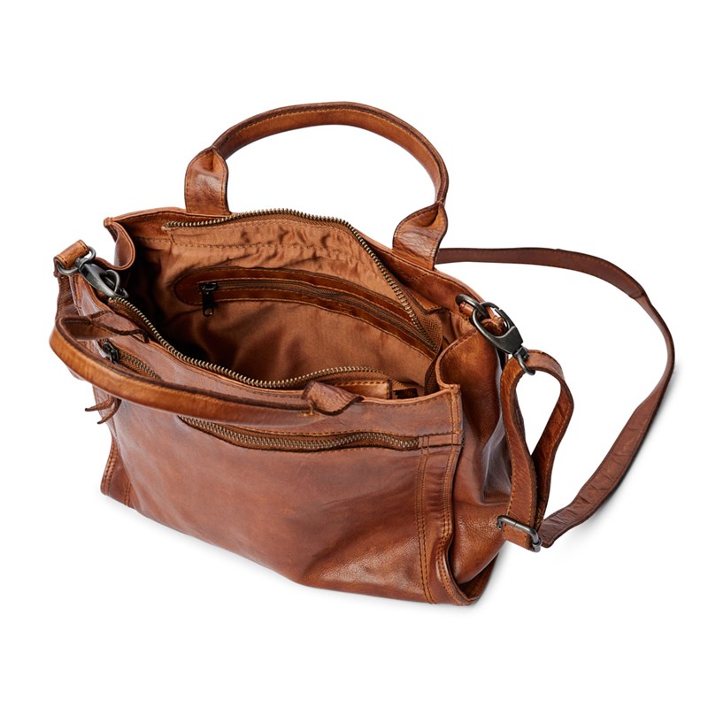Pia Ries Håndtaske Cognac 4