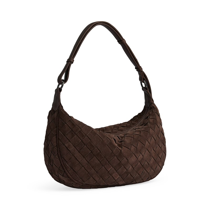 MARKBERG Skuldertaske Musembg Weave M. Brun 3