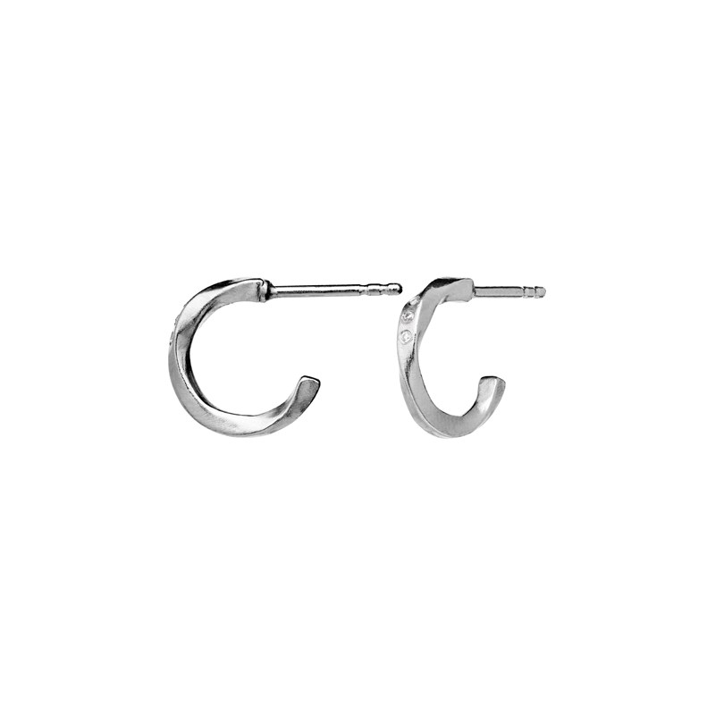 Maanesten Örhängen Echo Petite Silver 2