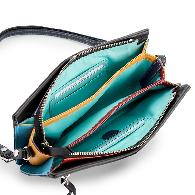 Pia Ries Crossbody Tropical Ovena  Svart 18