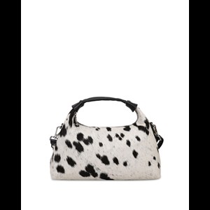 Núnoo Handväska Dandy Black Dots Vit/Svart