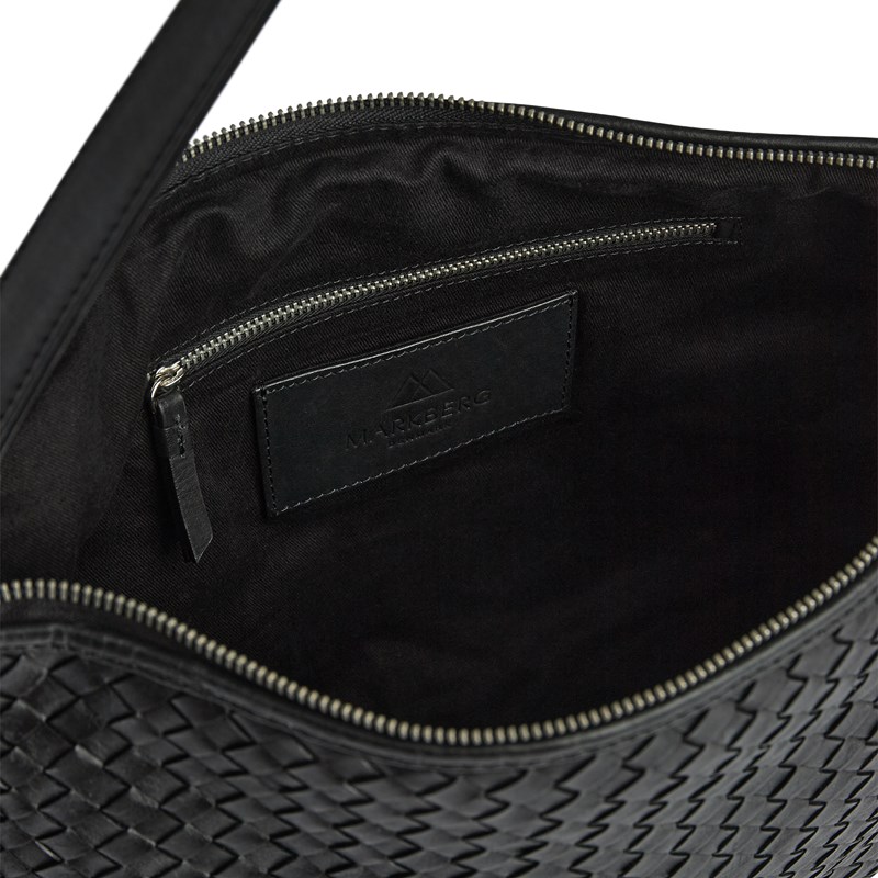 MARKBERG Skuldertaske Claudiambg Weave Sort 5