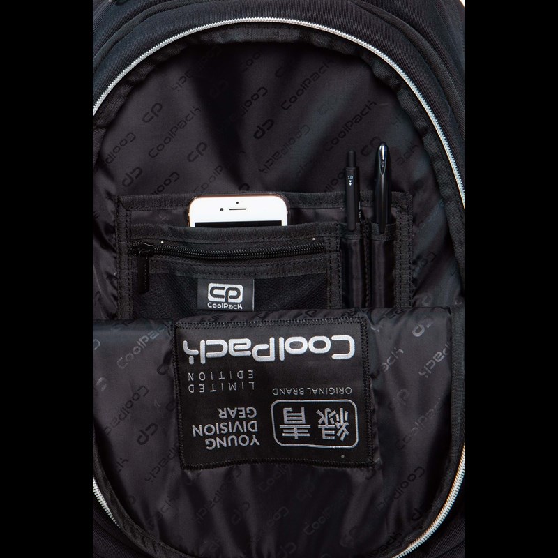 Coolpack Skole rygsæk Joy XL Sort/sølv 7