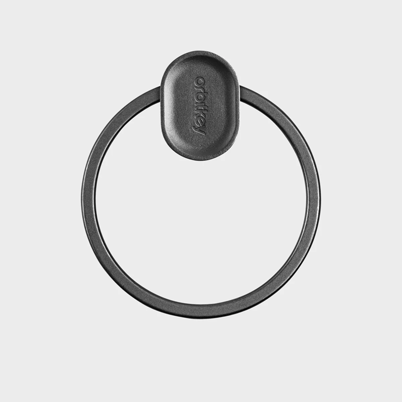 Orbitkey Nøglering Loop Sort 1