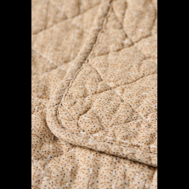 Ib Laursen Tæppe Quiltet Beige 2