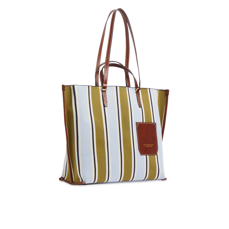 The Bridge Strandväska Luna Oliv 2