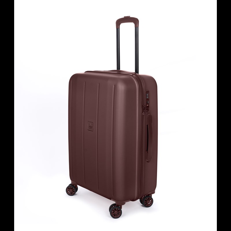 Aries Travel Resväska Palermo Brun/röd 65 Cm 2