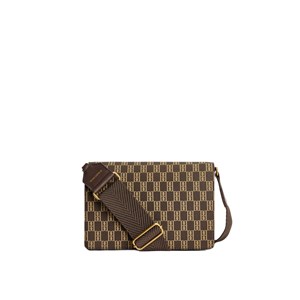 By Malene Birger Crossbody Loenna Monogram Brun