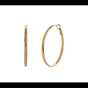 Conmé Øreringe Hoops Milano big Guld