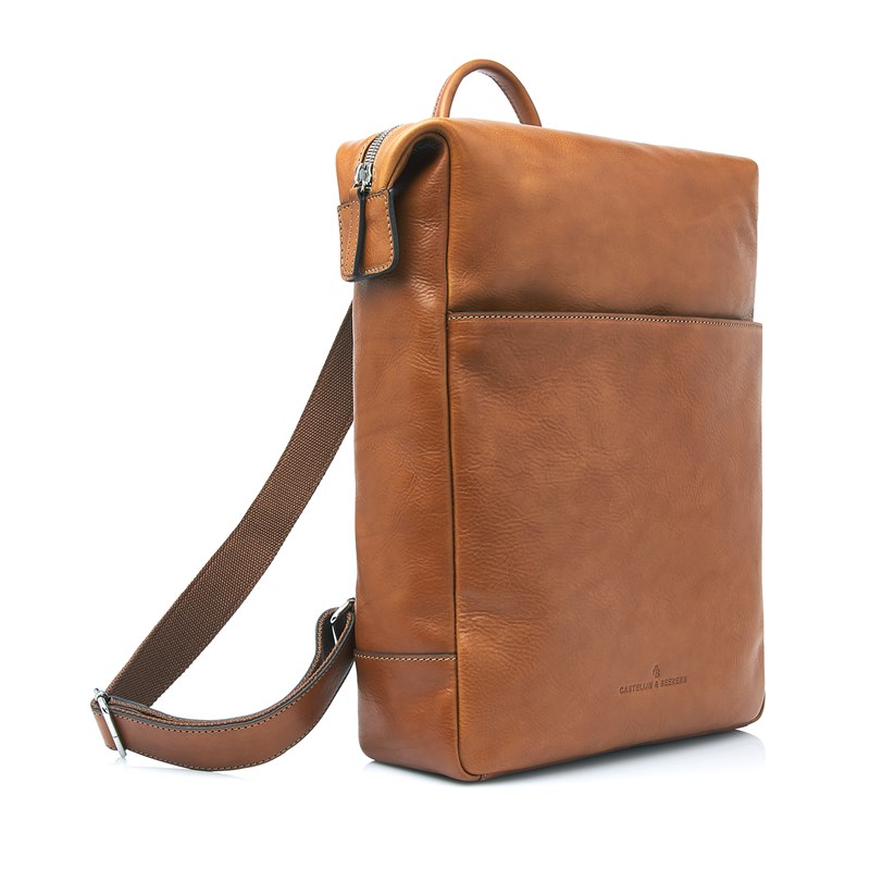 Castelijn & Beerens Ryggsäck Laurens RFID Brun 15" 2