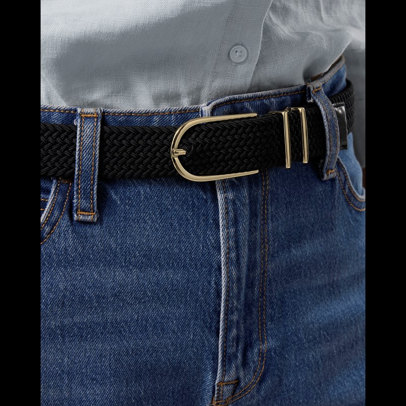 Saddler Dame Bælte Mangola Sort 95 Cm 3