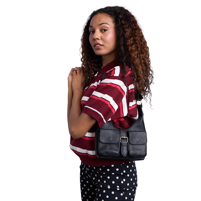 RE:DESIGNED Skuldertaske Solvej Small Sort 2