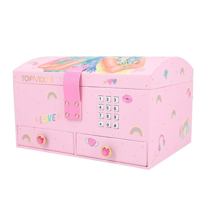 TOPModel Smykkeskrin med kode og musik  Lyserød 3
