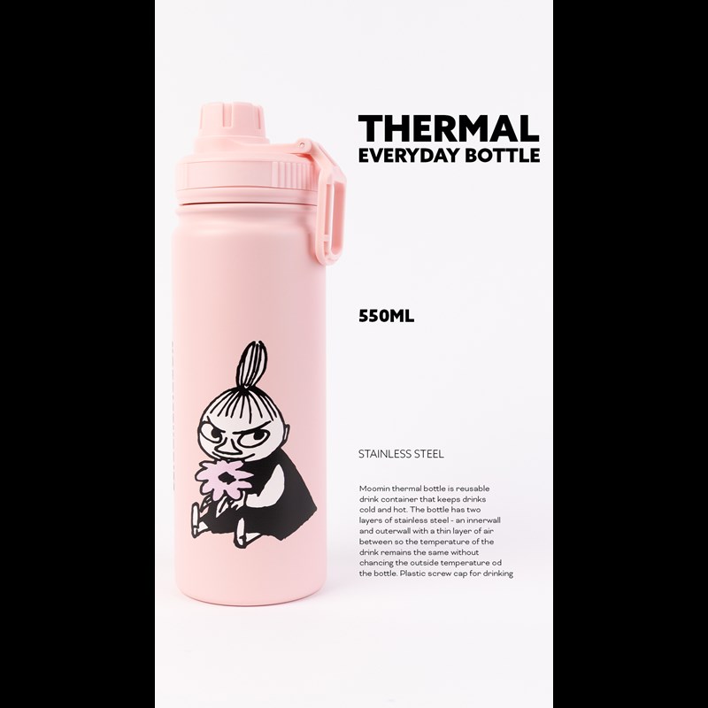 Nordic Buddies Termoflaske Mumi  Pink 7