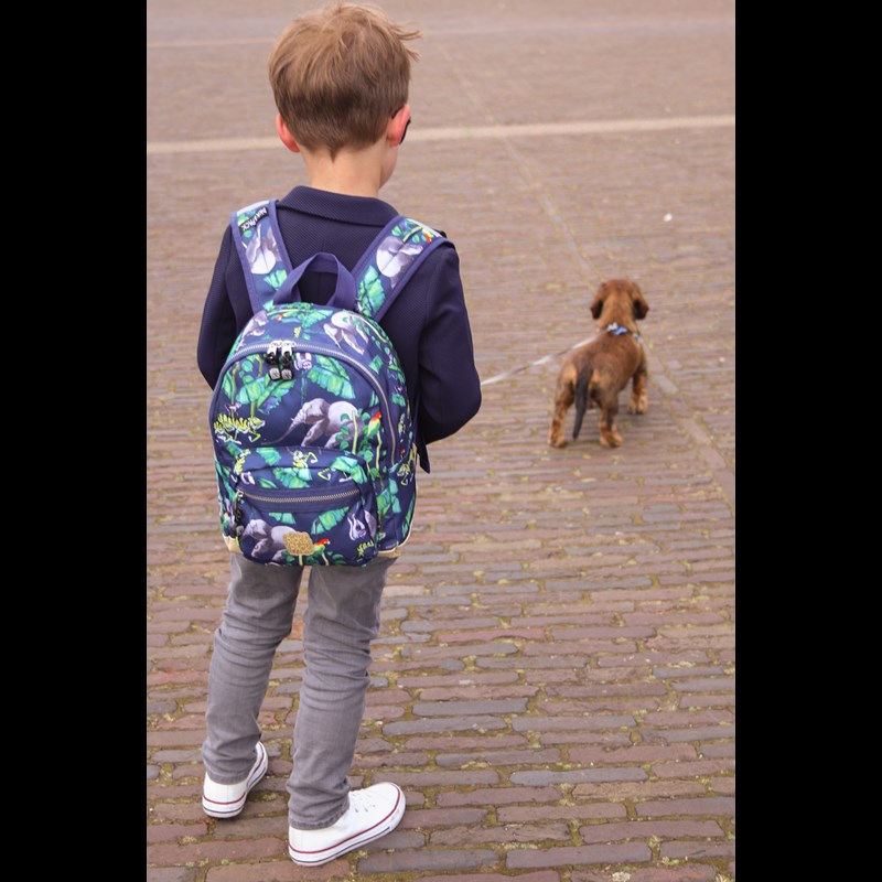 pick&pack Børnerygsæk HAPPY JUNGLE Blå/Grøn 2