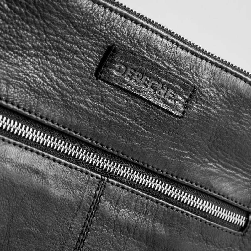 Depeche Skuldertaske Sort/sølv 4