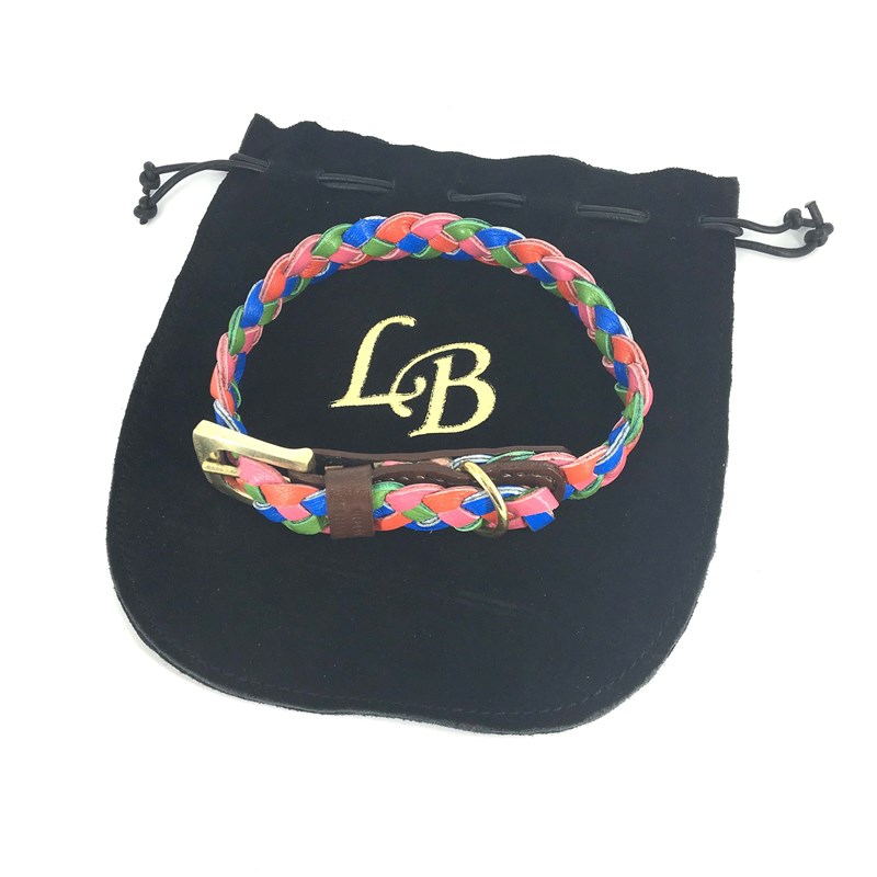 Leather by Beth Hundehalsbånd Miniflet Multi Str XS 8