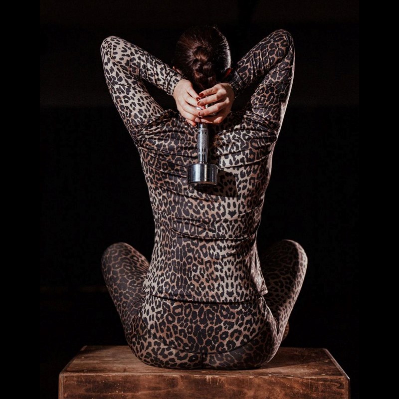 Sofie Schnoor Träningstights AvalinaSPO Leopard Str M 2